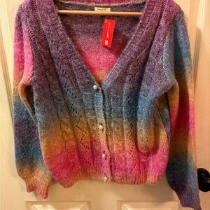 Moocci Gradient Knit Women's Sweater OS (TU) NWT!!